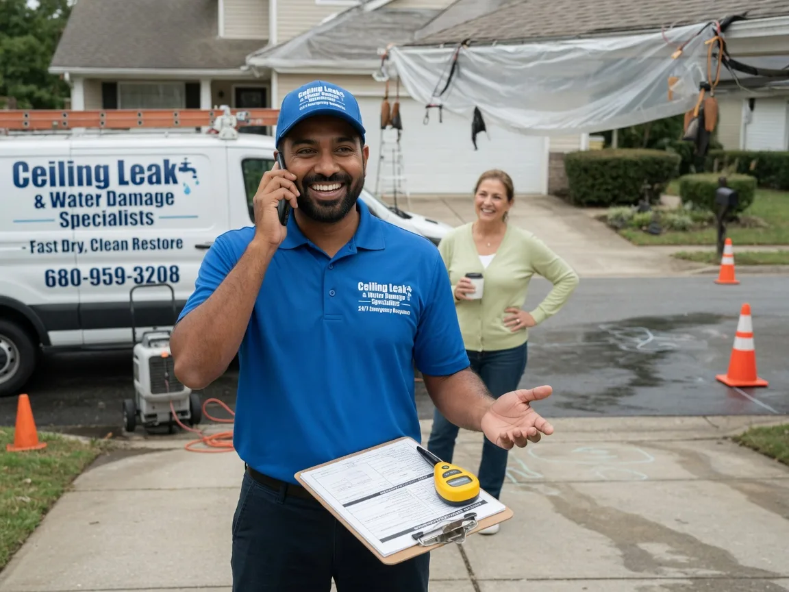 Ceiling Leak Cleanup Union, MO FAQs